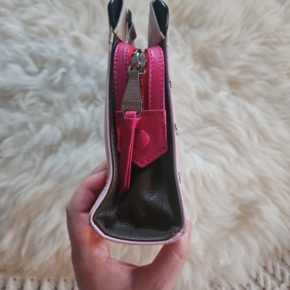 Min & Mon Pink and Black Crossbody Bag - Picture 5 of 11